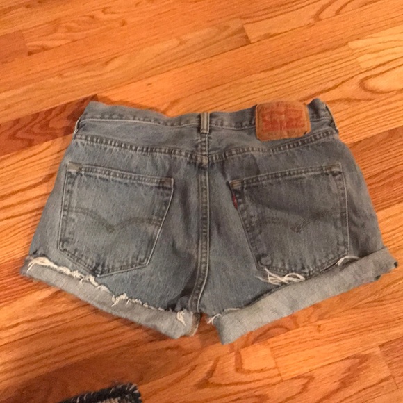 SOLD Levi cutoffs- Button Fly - Picture 3 of 4